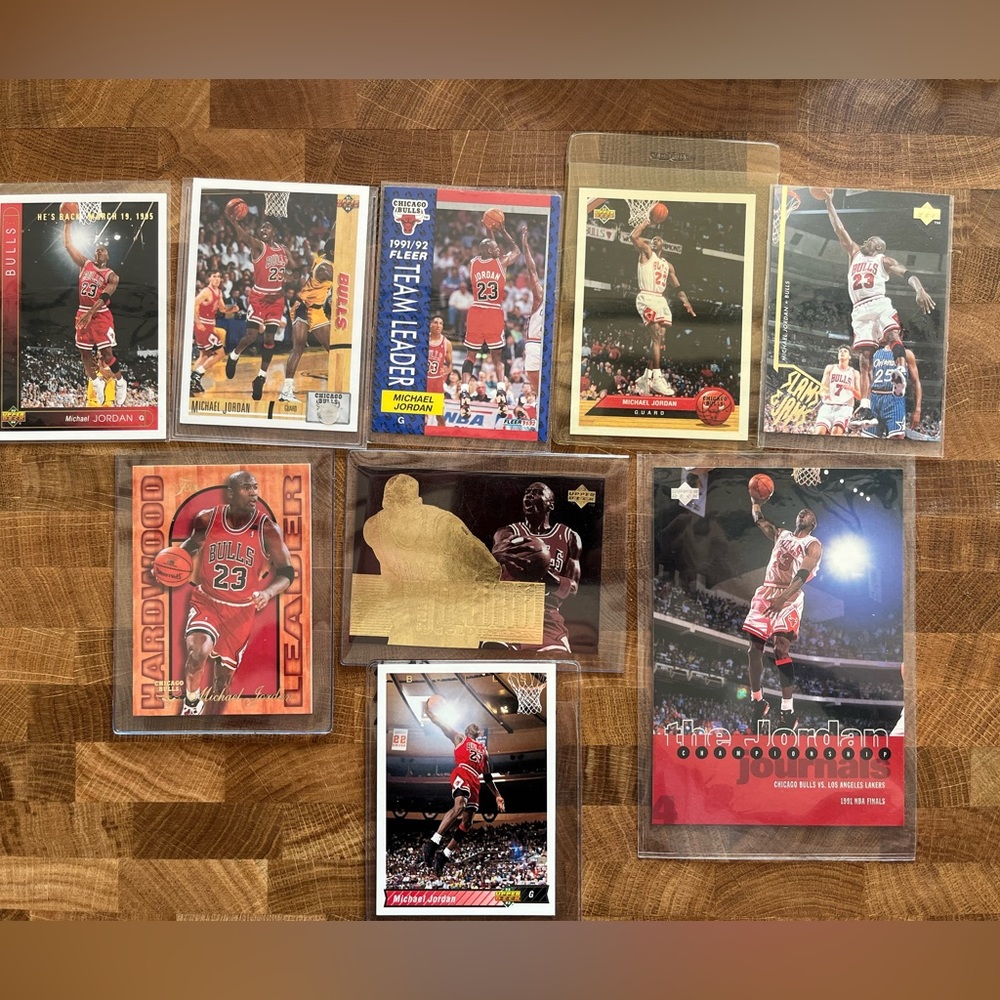 Michael Jordan Collectible Basketball Cards